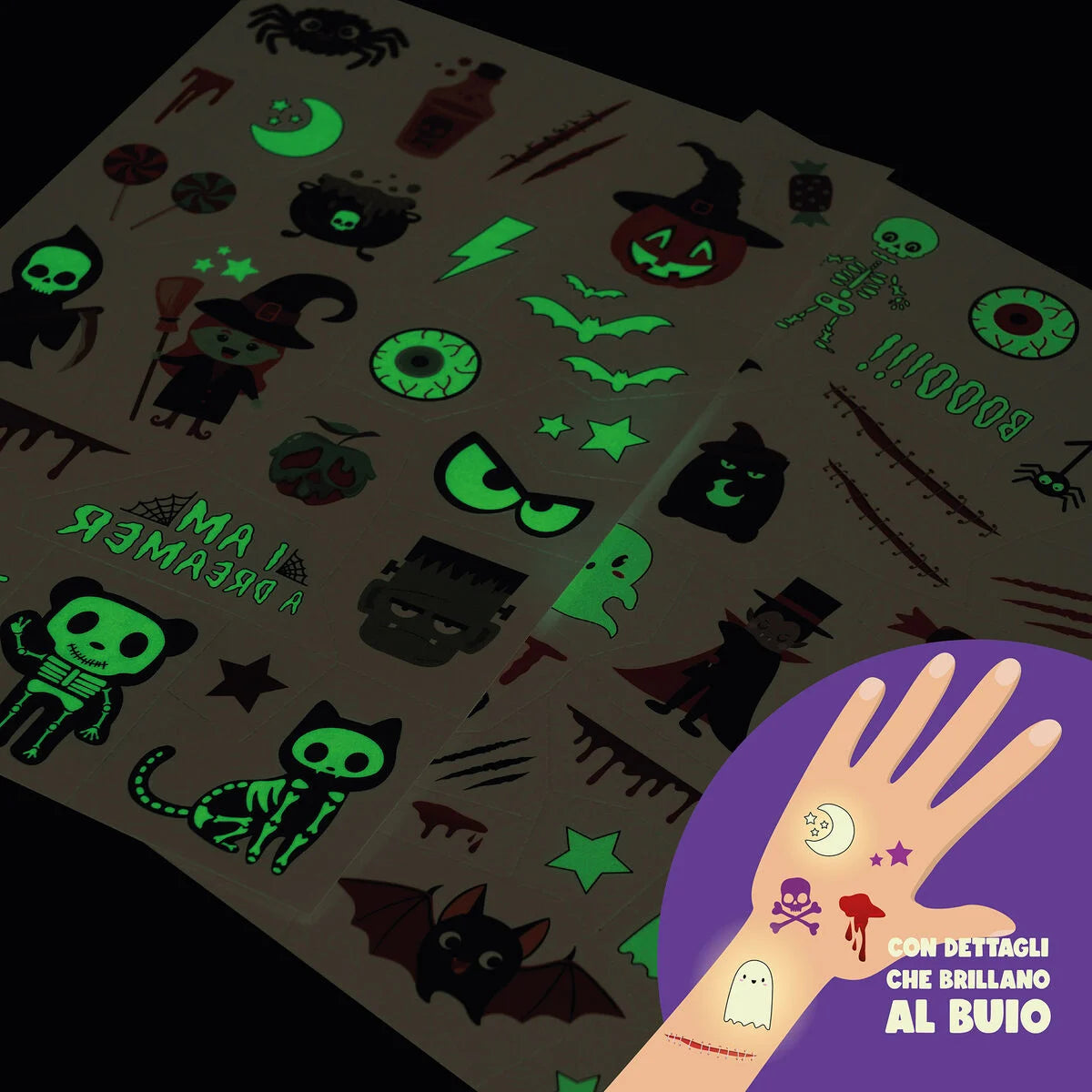 Tatuaggi Temporanei - Halloween - Tattoos