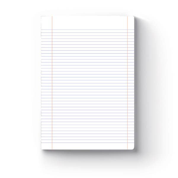 Quaderno A4 pinzato con copertina in cartone