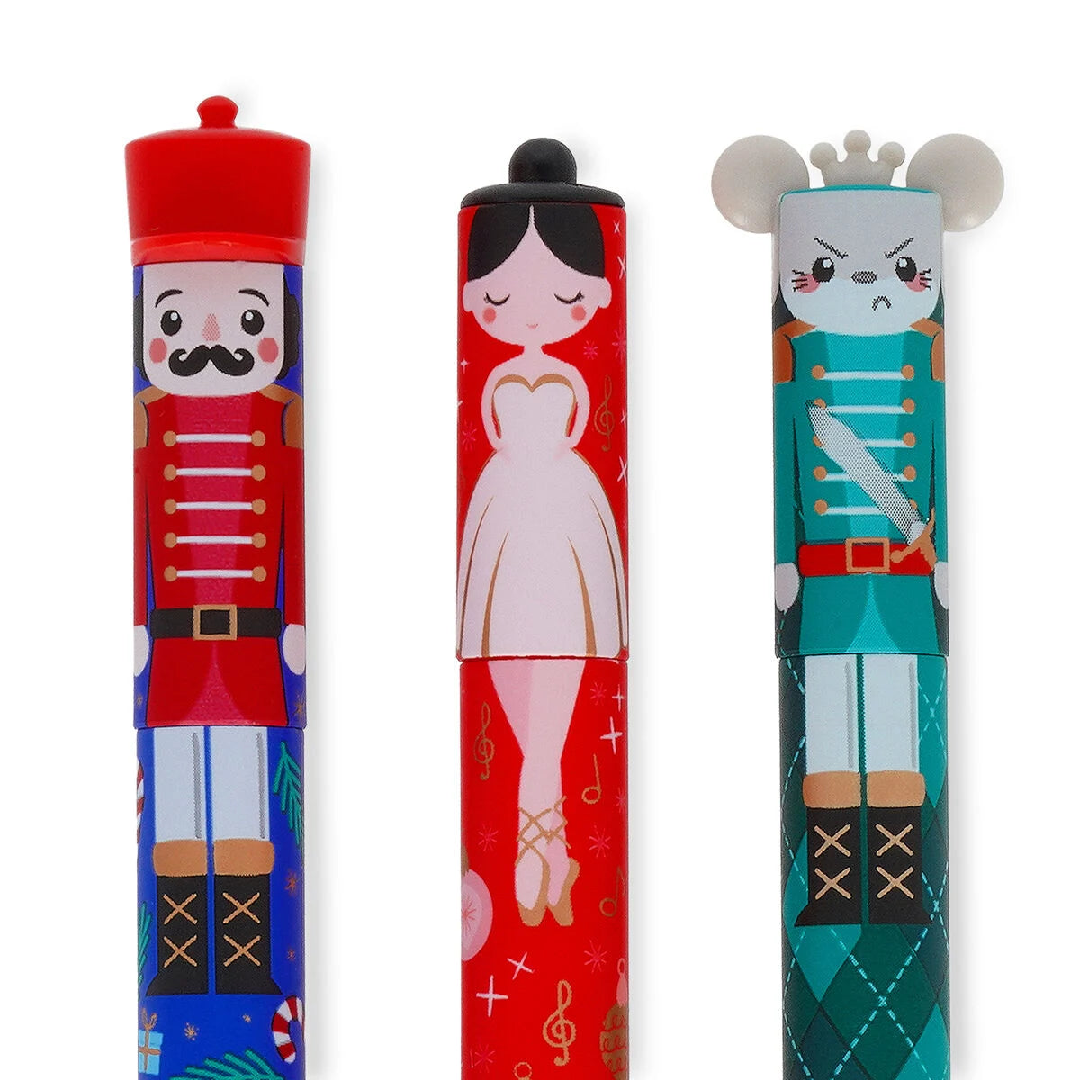 Set di 3 Penne Gel Cancellabili - The Nutcracker - Erasable Pen
