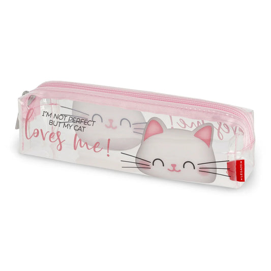 Astuccio Trasparente Morbido Kitty - Pencil Case